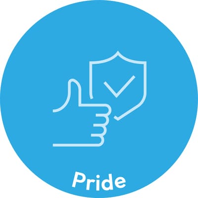Core Values Sign Pride